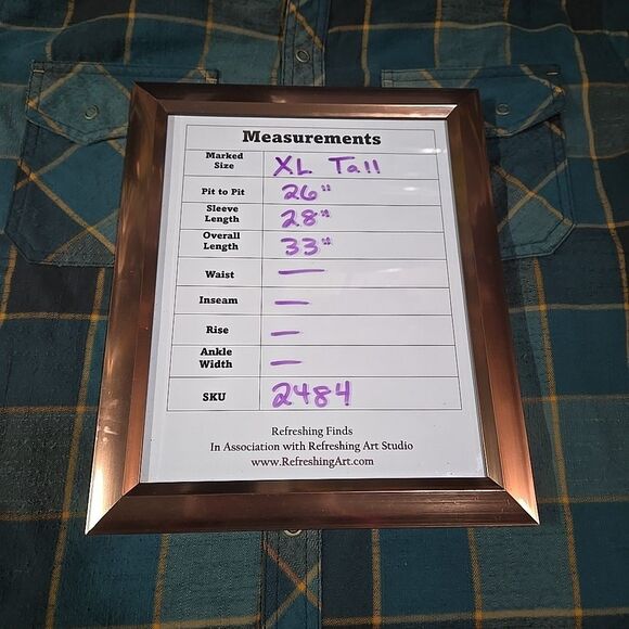 VTG LLBean Snap Flannel Shirt Mens XLTall Green Lightweight Canvas Long Sleeve - Picture 2 of 16